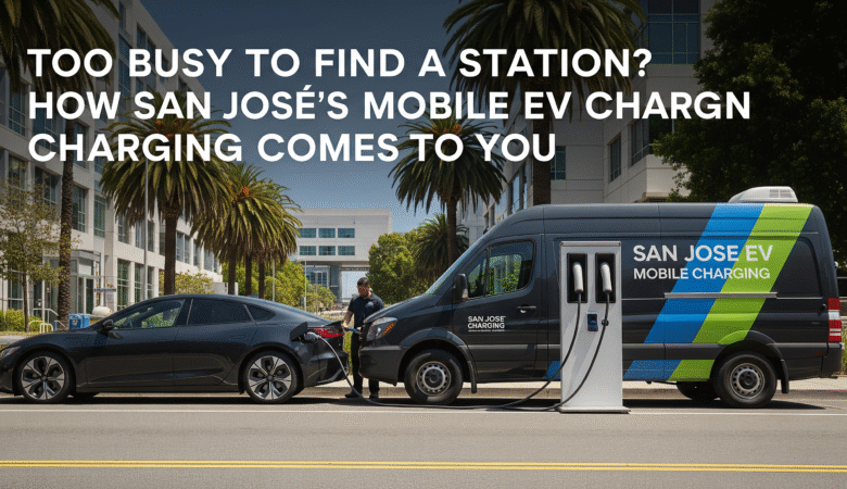 Too Busy to Find a Station? How San Jose’s Mobile EV Charging Comes to You