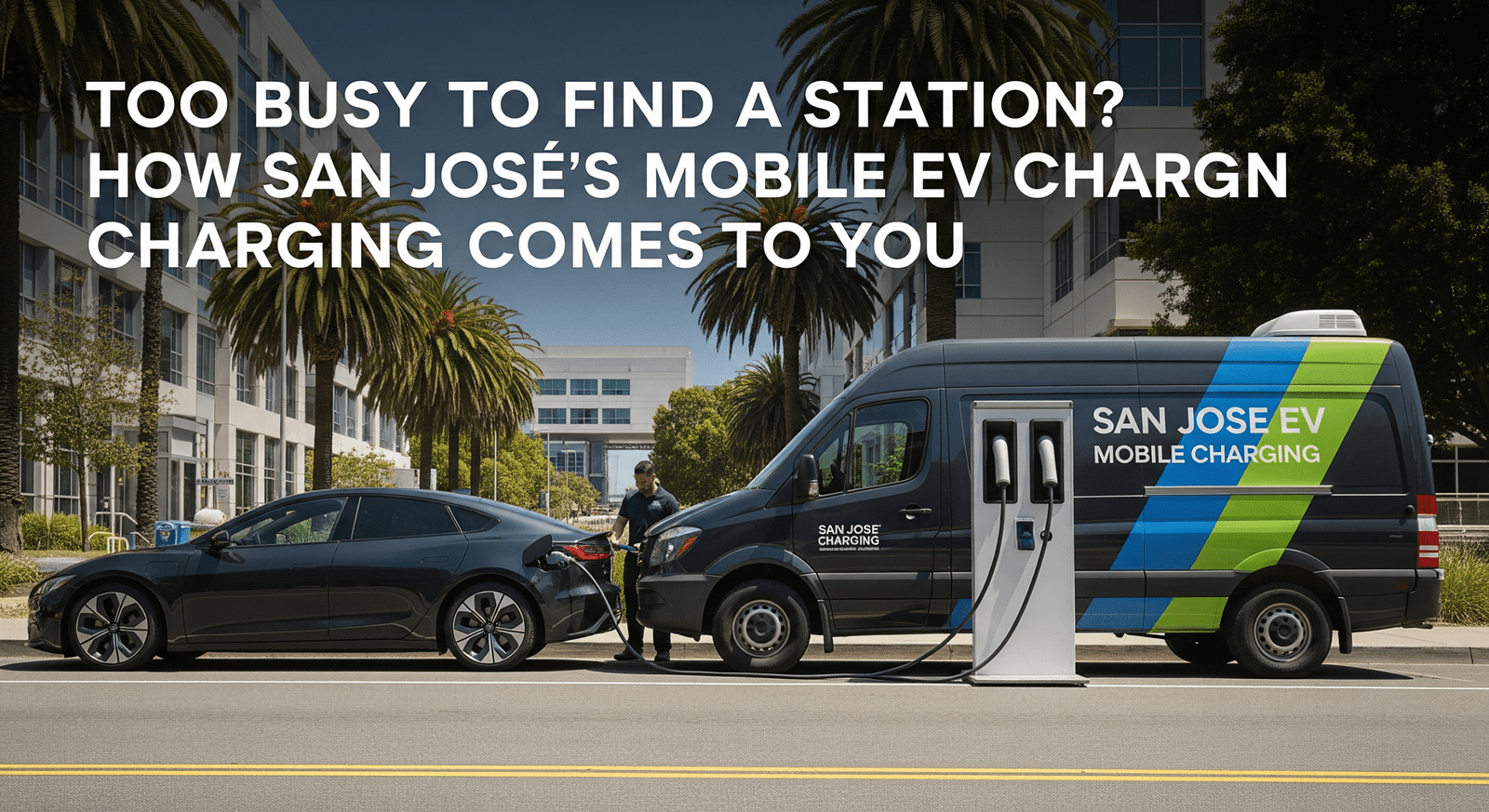 Too Busy to Find a Station? How San Jose's Mobile EV Charging Comes to You