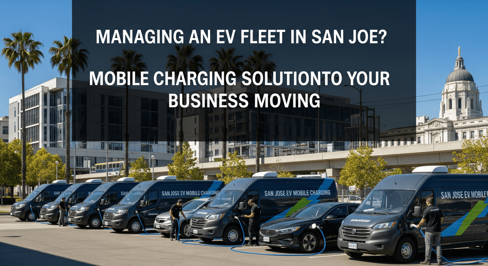 Managing an EV Fleet in San Jose? Mobile Charging Solutions to Keep Your Business Moving