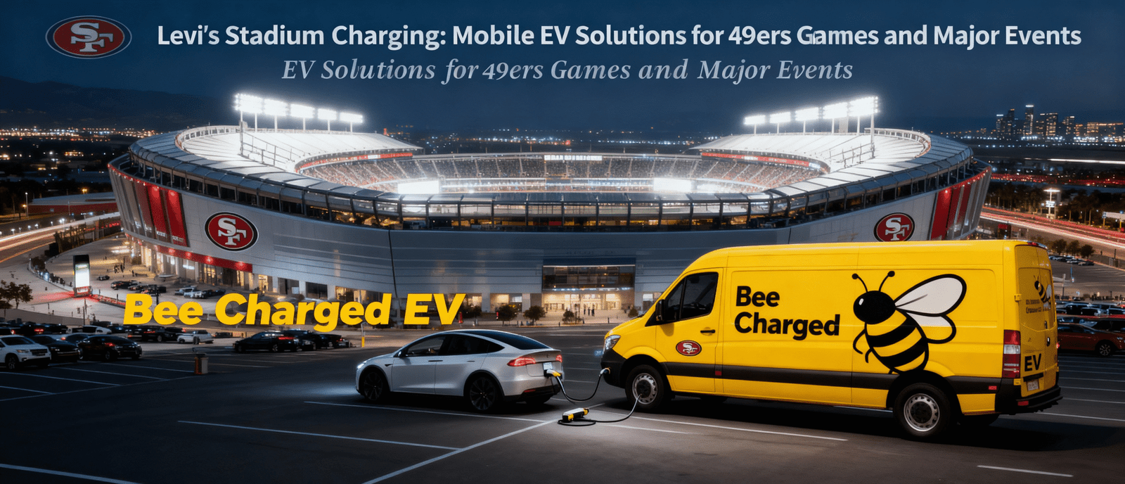 Levi's Stadium Charging: Mobile EV Solutions for 49ers Games and Major Events